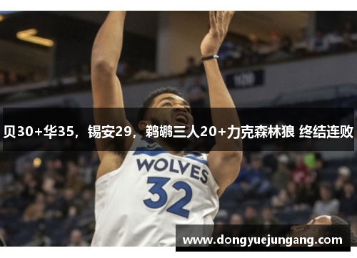 贝30+华35，锡安29，鹈鹕三人20+力克森林狼 终结连败
